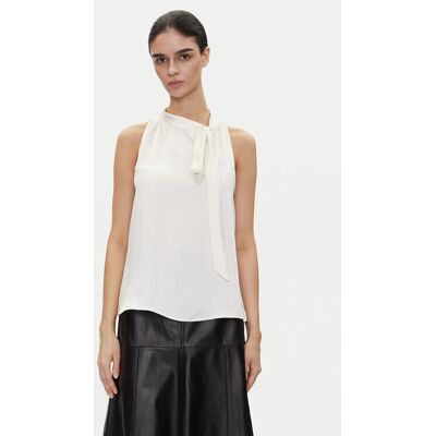 HUGO Blúzka 50540259 Écru Regular Fit Ženy HUGO Blúzka 50540259 Écru Regular Fit Ženy