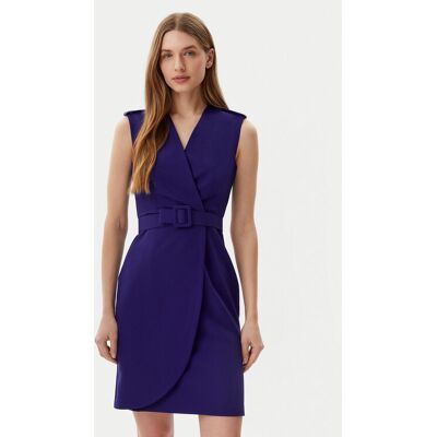 Artigli Koktejlové šaty ACAB000846 Tmavomodrá Slim Fit Ženy Artigli Koktejlové šaty ACAB000846 Tmavomodrá Slim Fit Ženy