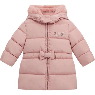 Guess Zimné bundy A5BL02 WB240 Ružová Regular Fit Deti Guess Zimné bundy A5BL02 WB240 Ružová Regular Fit Deti