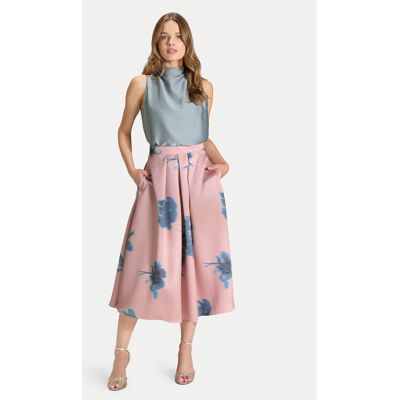 Swing Midi sukňa 2AK00300 Ružová Regular Fit Ženy Swing Midi sukňa 2AK00300 Ružová Regular Fit Ženy