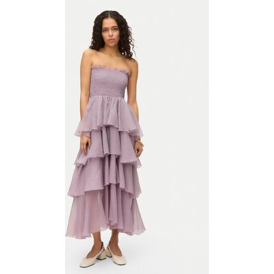 Vero Moda Koktejlové šaty Delilah 10330886 Svetlo fialová Regular Fit Ženy Vero Moda Koktejlové šaty Delilah 10330886 Svetlo fialová Regular Fit Ženy
