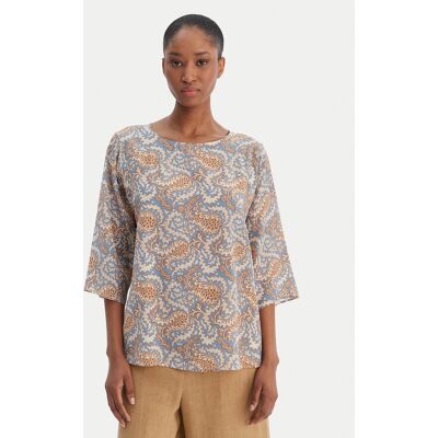 Weekend Max Mara Blúzka 2615111142 Modrá Relaxed Fit Ženy Weekend Max Mara Blúzka 2615111142 Modrá Relaxed Fit Ženy
