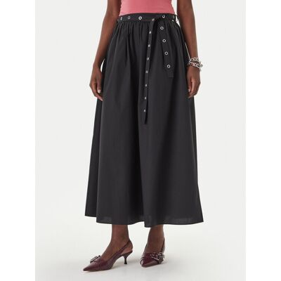 BOSS Maxi sukňa C_Vidol 50559088 Čierna Regular Fit Ženy BOSS Maxi sukňa C_Vidol 50559088 Čierna Regular Fit Ženy