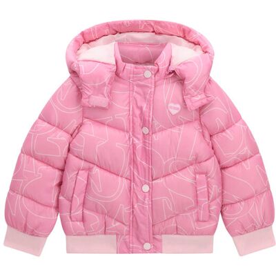 Guess Zimné bundy K6YL04 W2597 Ružová Regular Fit Deti Guess Zimné bundy K6YL04 W2597 Ružová Regular Fit Deti