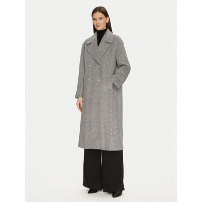 Imperial Prechodný kabát KI54IBT Sivá Relaxed Fit Ženy Imperial Prechodný kabát KI54IBT Sivá Relaxed Fit Ženy