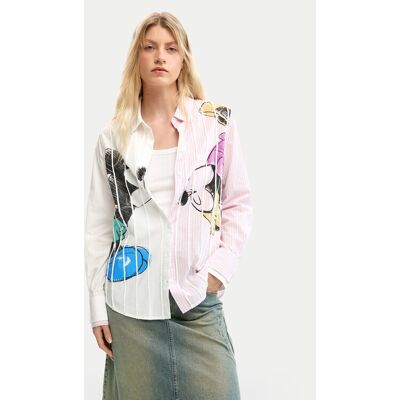 Desigual Košeľa Lovit Disney 26SWCW19 Farebná Regular Fit Ženy Desigual Košeľa Lovit Disney 26SWCW19 Farebná Regular Fit Ženy