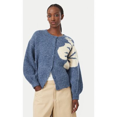 Billabong Kardigán Bayside Hibiscus EBJSW00157 Modrá Regular Fit Ženy Billabong Kardigán Bayside Hibiscus EBJSW00157 Modrá Regular Fit Ženy