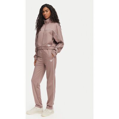 Reebok Tepláková súprava Justine RK25705CCW Hnedá Regular Fit Ženy Reebok Tepláková súprava Justine RK25705CCW Hnedá Regular Fit Ženy