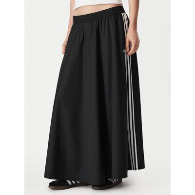 adidas Midi sukňa Firebird Skirt KR6663 Čierna Regular Fit Ženy adidas Midi sukňa Firebird Skirt KR6663 Čierna Regular Fit Ženy