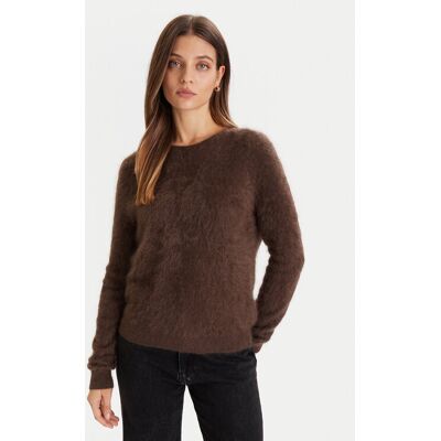 ViCOLO Sveter 22066F Hnedá Regular Fit Ženy ViCOLO Sveter 22066F Hnedá Regular Fit Ženy