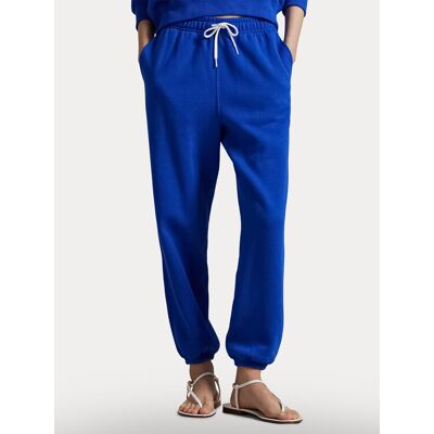 Polo Ralph Lauren Teplákové nohavice 211971700006 Modrá Tapered Fit Ženy Polo Ralph Lauren Teplákové nohavice 211971700006 Modrá Tapered Fit Ženy