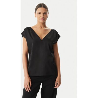 Rinascimento Blúzka CFC0020252002 Čierna Regular Fit Ženy Rinascimento Blúzka CFC0020252002 Čierna Regular Fit Ženy