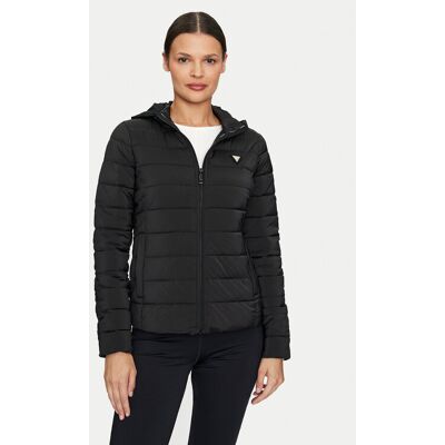 Guess Prechodná bunda Solid Heavy Diann V4YL04 WF3X0 Čierna Regular Fit Ženy Guess Prechodná bunda Solid Heavy Diann V4YL04 WF3X0 Čierna Regular Fit Ženy