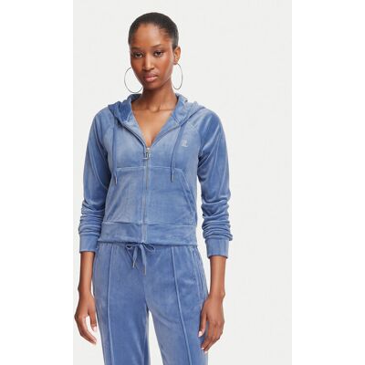 Juicy Couture Mikina Madison JCWAS225306 Modrá Slim Fit Ženy Juicy Couture Mikina Madison JCWAS225306 Modrá Slim Fit Ženy