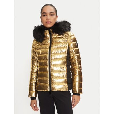LOLA CASADEMUNT Zimné bundy LF2401008 Zlatá Regular Fit Ženy LOLA CASADEMUNT Zimné bundy LF2401008 Zlatá Regular Fit Ženy