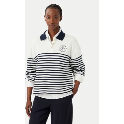 Tommy Hilfiger Mikina WW0WW50036 Biela Regular Fit Ženy Tommy Hilfiger Mikina WW0WW50036 Biela Regular Fit Ženy
