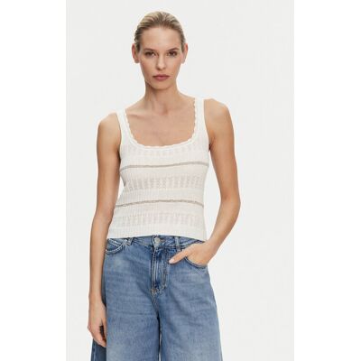 PINKO Top 104736 A2FC Biela Regular Fit Ženy PINKO Top 104736 A2FC Biela Regular Fit Ženy