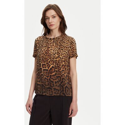 Marciano Guess Blúzka 5YGH29 7320A Hnedá Regular Fit Ženy Marciano Guess Blúzka 5YGH29 7320A Hnedá Regular Fit Ženy