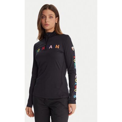 Rossignol Funkčná mikina RLOWL11 Čierna Slim Fit Ženy Rossignol Funkčná mikina RLOWL11 Čierna Slim Fit Ženy