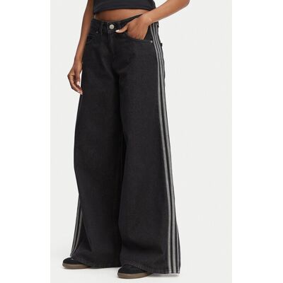 adidas Džínsy Firebird Adilenium KD2905 Čierna Wide Leg Ženy adidas Džínsy Firebird Adilenium KD2905 Čierna Wide Leg Ženy