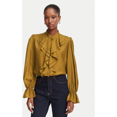 Marella Košeľa Caldaia 2623116151 Hnedá Regular Fit Ženy Marella Košeľa Caldaia 2623116151 Hnedá Regular Fit Ženy