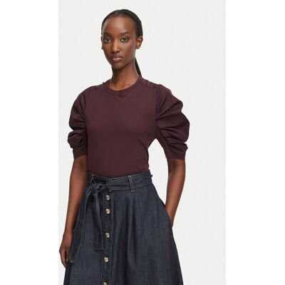 Liu Jo Blúzka WF6131 JS904 Fialová Regular Fit Ženy Liu Jo Blúzka WF6131 JS904 Fialová Regular Fit Ženy
