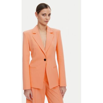 HUGO Sako Azenea 50537182 Oranžová Regular Fit Ženy HUGO Sako Azenea 50537182 Oranžová Regular Fit Ženy