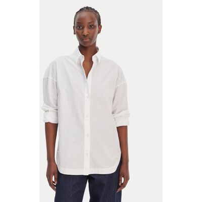 BOSS Košeľa C_Bostatta 50553890 Biela Oversize Ženy BOSS Košeľa C_Bostatta 50553890 Biela Oversize Ženy