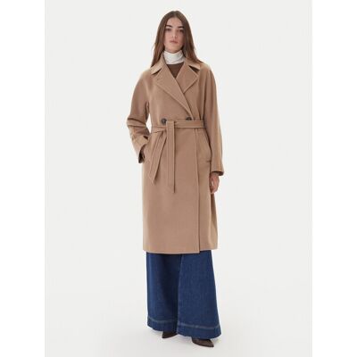 Weekend Max Mara Prechodný kabát Cascia 2525016072 Béžová Regular Fit Ženy Weekend Max Mara Prechodný kabát Cascia 2525016072 Béžová Regular Fit Ženy