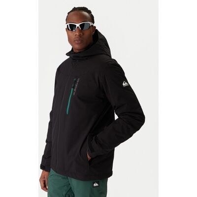 Quiksilver Snowboardová bunda Titano JK EQYTJ03513 Čierna Relaxed Fit Muži Quiksilver Snowboardová bunda Titano JK EQYTJ03513 Čierna Relaxed Fit Muži