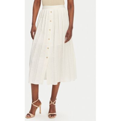 TWINSET Trapézová sukňa 251TT2143 Écru Loose Fit Ženy TWINSET Trapézová sukňa 251TT2143 Écru Loose Fit Ženy