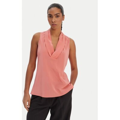 BOSS Blúzka Bolaru 50553717 Ružová Regular Fit Ženy BOSS Blúzka Bolaru 50553717 Ružová Regular Fit Ženy