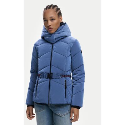 Desigual Zimné bundy Lyn 25WWEW60 Modrá Regular Fit Ženy Desigual Zimné bundy Lyn 25WWEW60 Modrá Regular Fit Ženy