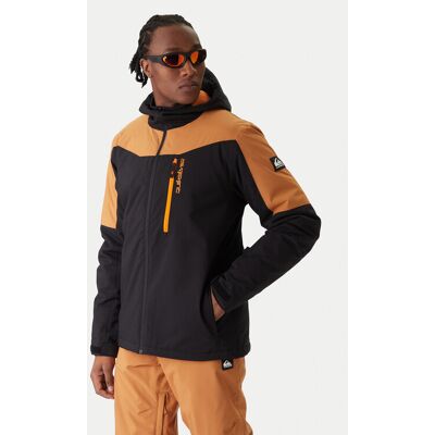 Quiksilver Snowboardová bunda Titano JK EQYTJ03513 Čierna Relaxed Fit Muži Quiksilver Snowboardová bunda Titano JK EQYTJ03513 Čierna Relaxed Fit Muži
