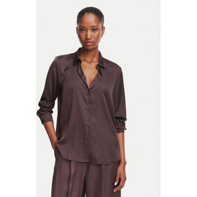 Marella Košeľa Edro 2625116081 Tmavo hnedá Regular Fit Ženy Marella Košeľa Edro 2625116081 Tmavo hnedá Regular Fit Ženy