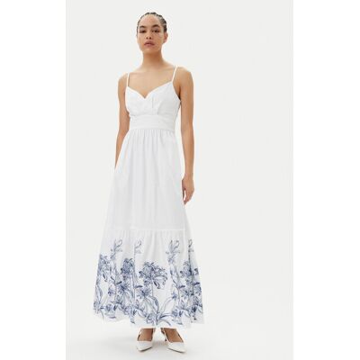 Guess Letné šaty W5GT26 WH580 Biela Regular Fit Ženy Guess Letné šaty W5GT26 WH580 Biela Regular Fit Ženy