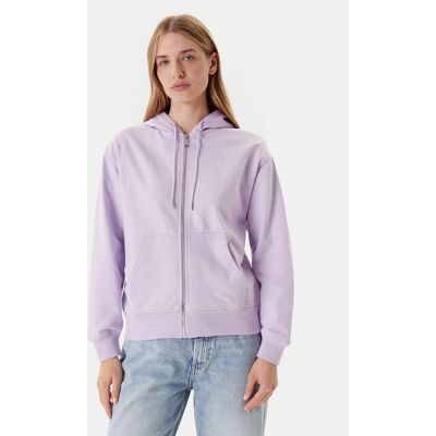 Calvin Klein Jeans Mikina Monologo LV047B270G Fialová Regular Fit Ženy Calvin Klein Jeans Mikina Monologo LV047B270G Fialová Regular Fit Ženy