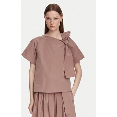 Weekend Max Mara Blúzka Recente 2625166071 Hnedá Regular Fit Ženy Weekend Max Mara Blúzka Recente 2625166071 Hnedá Regular Fit Ženy