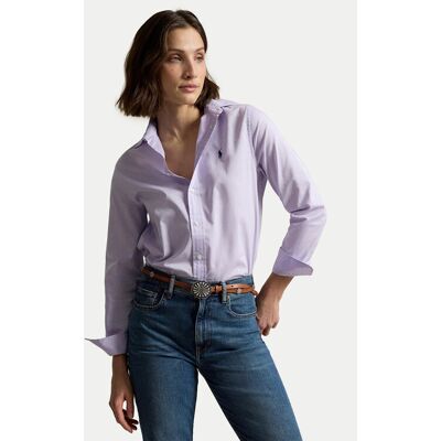Polo Ralph Lauren Košeľa 211A92177013 Svetlo fialová Regular Fit Ženy Polo Ralph Lauren Košeľa 211A92177013 Svetlo fialová Regular Fit Ženy