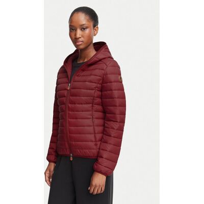 Save The Duck Prechodná bunda D33620W GIGA21 Tmavo červená Regular Fit Ženy Save The Duck Prechodná bunda D33620W GIGA21 Tmavo červená Regular Fit Ženy