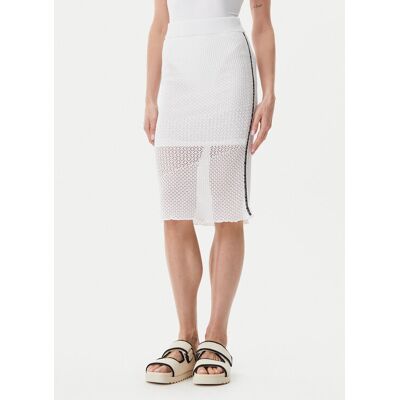 PINKO Midi sukňa Trivor 104892 A2EB Biela Regular Fit Ženy PINKO Midi sukňa Trivor 104892 A2EB Biela Regular Fit Ženy