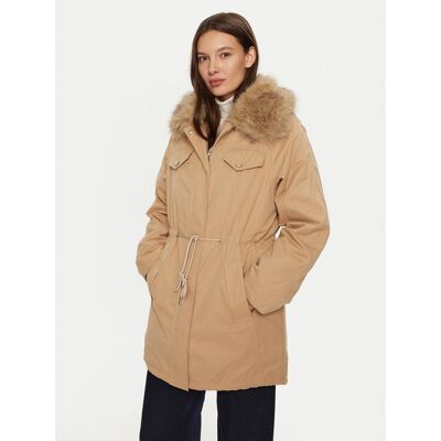 Guess Parka Lucie W4BL45 WGK30 Béžová Regular Fit Ženy Guess Parka Lucie W4BL45 WGK30 Béžová Regular Fit Ženy