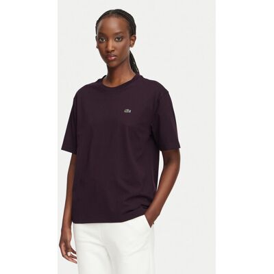 Lacoste Tričko TF7215 Bordová Regular Fit Ženy Lacoste Tričko TF7215 Bordová Regular Fit Ženy