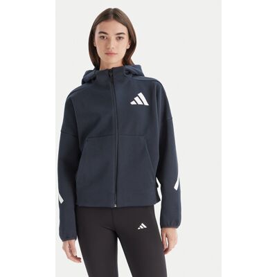 adidas Mikina Z.N.E. JW5320 Tmavomodrá Loose Fit Ženy adidas Mikina Z.N.E. JW5320 Tmavomodrá Loose Fit Ženy