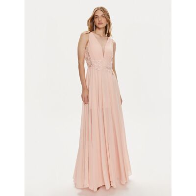 Fracomina Večerné šaty FQ24SD3027W41201 Ružová Slim Fit Ženy Fracomina Večerné šaty FQ24SD3027W41201 Ružová Slim Fit Ženy