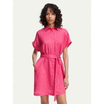 Gant Košeľové šaty 4503514 Ružová Relaxed Fit Ženy Gant Košeľové šaty 4503514 Ružová Relaxed Fit Ženy
