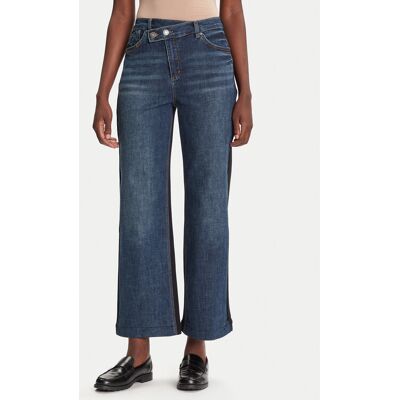 Desigual Džínsy Twist 25WWDD14 Tmavomodrá Wide Leg Ženy Desigual Džínsy Twist 25WWDD14 Tmavomodrá Wide Leg Ženy