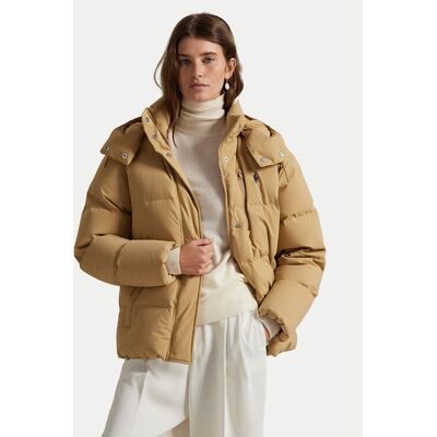 Polo Ralph Lauren Vatovaná bunda 211971190001 Béžová Relaxed Fit Ženy Polo Ralph Lauren Vatovaná bunda 211971190001 Béžová Relaxed Fit Ženy