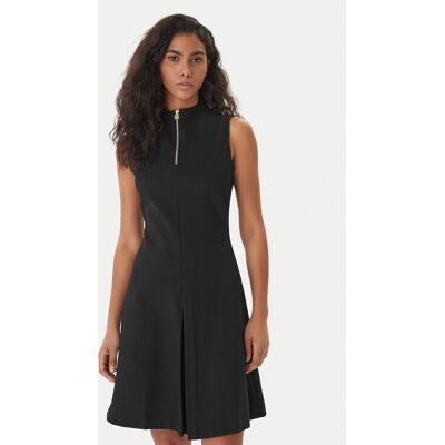 HUGO Každodenné šaty Noella 50557496 Čierna Regular Fit Ženy HUGO Každodenné šaty Noella 50557496 Čierna Regular Fit Ženy