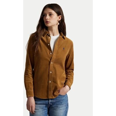 Polo Ralph Lauren Košeľa 211A93203004 Svetlo hnedá Regular Fit Ženy Polo Ralph Lauren Košeľa 211A93203004 Svetlo hnedá Regular Fit Ženy